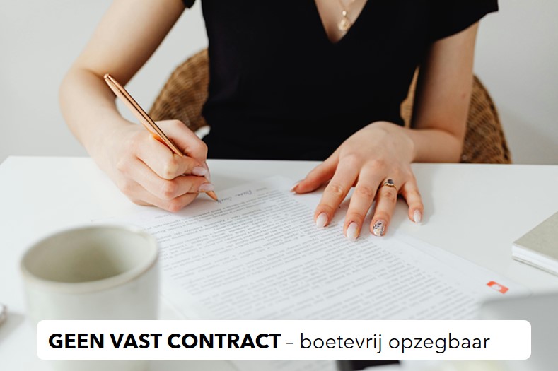 geen contract